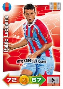 Figurina Pablo Ledesma - Calciatori 2011-2012. Adrenalyn XL - Panini