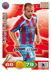 Cromo Adrian Ricchiuti - Calciatori 2011-2012. Adrenalyn XL - Panini