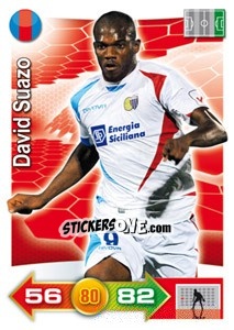 Sticker David Suazo - Calciatori 2011-2012. Adrenalyn XL n. 64 - Panini