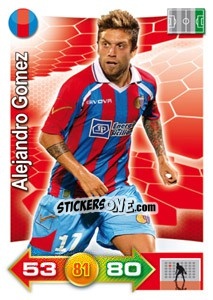 Cromo Alejandro Gomez - Calciatori 2011-2012. Adrenalyn XL - Panini