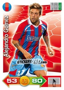 Sticker Alejandro Gomez - Calciatori 2011-2012. Adrenalyn XL n. 65 - Panini