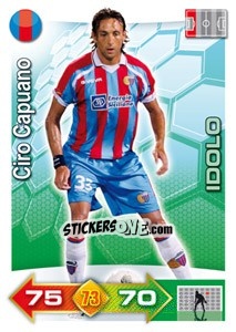 Sticker Ciro Capuano - Calciatori 2011-2012. Adrenalyn XL n. 67 - Panini