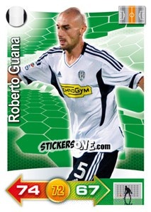 Sticker Roberto Guana - Calciatori 2011-2012. Adrenalyn XL n. 77 - Panini