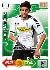 Cromo Jorge Martinez - Calciatori 2011-2012. Adrenalyn XL - Panini