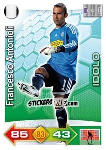 Sticker Francesco Antonioli - Calciatori 2011-2012. Adrenalyn XL n. 84 - Panini