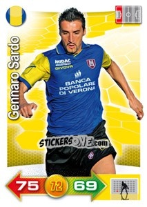 Sticker Gennaro Sardo - Calciatori 2011-2012. Adrenalyn XL n. 89 - Panini