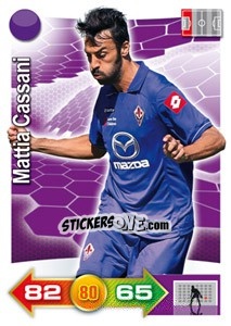 Sticker Mattia Cassani - Calciatori 2011-2012. Adrenalyn XL n. 105 - Panini