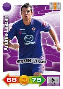 Sticker Andrea Lazzari - Calciatori 2011-2012. Adrenalyn XL n. 109 - Panini