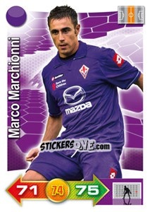 Sticker Marco Marchionni - Calciatori 2011-2012. Adrenalyn XL n. 110 - Panini