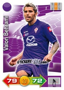 Sticker Valon Behrami - Calciatori 2011-2012. Adrenalyn XL n. 111 - Panini