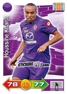 Sticker Houssine Kharja - Calciatori 2011-2012. Adrenalyn XL - Panini