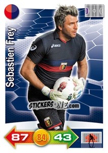 Sticker Sebastien Frey - Calciatori 2011-2012. Adrenalyn XL n. 121 - Panini
