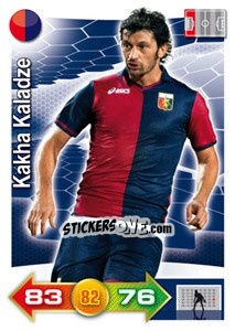 Sticker Kakha Kaladze - Calciatori 2011-2012. Adrenalyn XL n. 124 - Panini