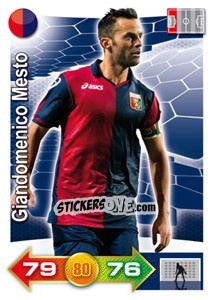 Sticker Giandomenico Mesto - Calciatori 2011-2012. Adrenalyn XL n. 126 - Panini