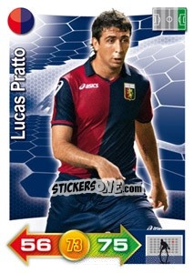 Figurina Lucas Pratto - Calciatori 2011-2012. Adrenalyn XL - Panini