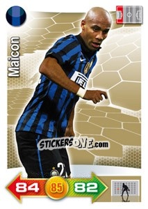 Sticker Maicon - Calciatori 2011-2012. Adrenalyn XL - Panini