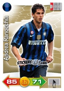 Sticker Andrea Ranocchia - Calciatori 2011-2012. Adrenalyn XL n. 143 - Panini