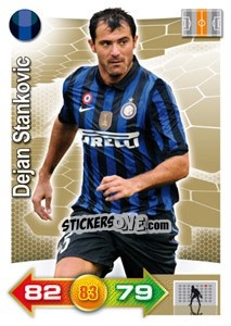 Sticker Dejan Stankovic - Calciatori 2011-2012. Adrenalyn XL n. 147 - Panini