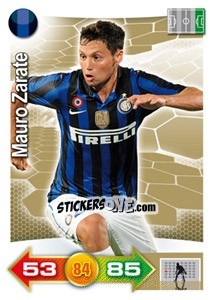 Sticker Mauro Zarate - Calciatori 2011-2012. Adrenalyn XL - Panini