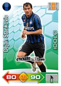 Sticker Dejan Stankovic - Calciatori 2011-2012. Adrenalyn XL n. 154 - Panini