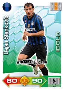 Figurina Dejan Stankovic - Calciatori 2011-2012. Adrenalyn XL - Panini