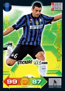 Sticker Lucio - Calciatori 2011-2012. Adrenalyn XL - Panini
