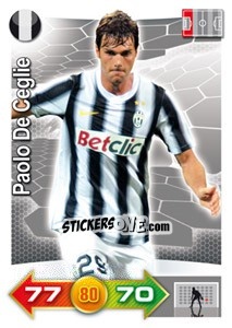 Sticker Paolo De Ceglie - Calciatori 2011-2012. Adrenalyn XL - Panini