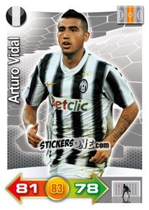 Sticker Arturo Vidal - Calciatori 2011-2012. Adrenalyn XL - Panini
