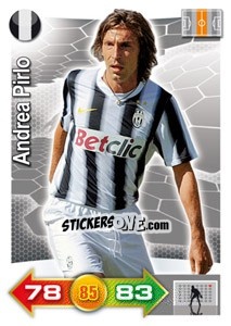Sticker Andrea Pirlo - Calciatori 2011-2012. Adrenalyn XL n. 168 - Panini
