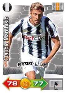 Sticker Claudio Marchisio - Calciatori 2011-2012. Adrenalyn XL n. 169 - Panini
