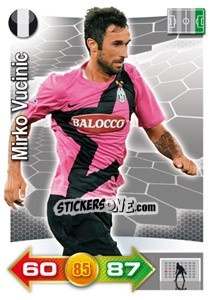 Sticker Mirko Vucinic - Calciatori 2011-2012. Adrenalyn XL n. 171 - Panini