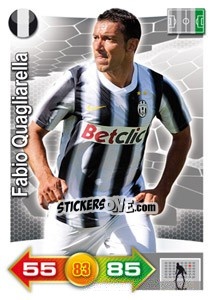 Figurina Fabio Quagliarella - Calciatori 2011-2012. Adrenalyn XL - Panini