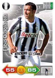 Sticker Fabio Quagliarella - Calciatori 2011-2012. Adrenalyn XL n. 173 - Panini