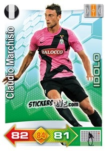 Sticker Claudio Marchisio - Calciatori 2011-2012. Adrenalyn XL n. 176 - Panini