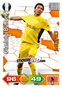 Sticker Gianluigi Buffon - Calciatori 2011-2012. Adrenalyn XL n. 177 - Panini