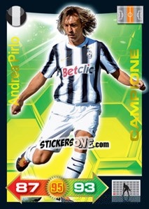 Sticker Andrea Pirlo - Calciatori 2011-2012. Adrenalyn XL n. 178 - Panini