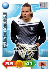 Sticker Federico Marchetti - Calciatori 2011-2012. Adrenalyn XL n. 182 - Panini