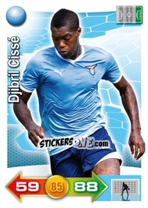 Sticker Djibril Cissé - Calciatori 2011-2012. Adrenalyn XL n. 195 - Panini