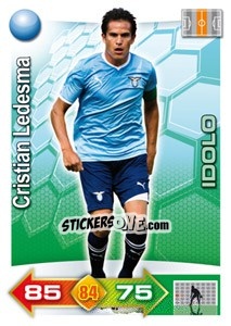 Cromo Cristian Ledesma - Calciatori 2011-2012. Adrenalyn XL n. 198 - Panini
