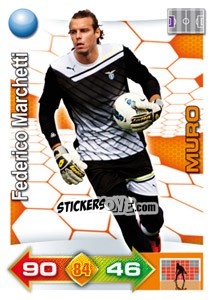 Sticker Federico Marchetti - Calciatori 2011-2012. Adrenalyn XL n. 199 - Panini