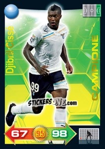 Sticker Djibril Cissé - Calciatori 2011-2012. Adrenalyn XL n. 201 - Panini