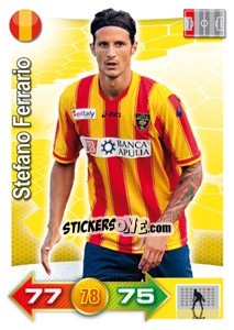 Sticker Stefano Ferrario - Calciatori 2011-2012. Adrenalyn XL n. 207 - Panini
