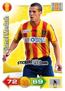 Sticker Djamel Mesbah - Calciatori 2011-2012. Adrenalyn XL n. 208 - Panini