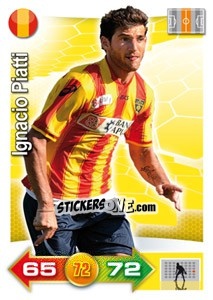 Sticker Ignacio Piatti - Calciatori 2011-2012. Adrenalyn XL n. 212 - Panini
