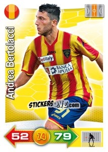 Sticker Andrea Bertolacci - Calciatori 2011-2012. Adrenalyn XL n. 213 - Panini
