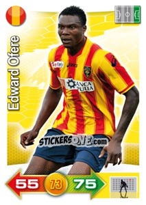 Sticker Edward Ofere - Calciatori 2011-2012. Adrenalyn XL n. 214 - Panini