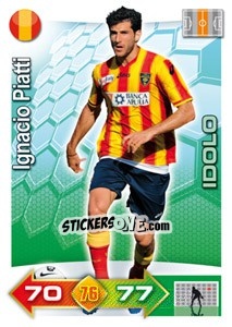 Sticker Ignacio Piatti - Calciatori 2011-2012. Adrenalyn XL n. 217 - Panini