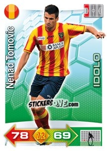 Sticker Nenad Tomovic - Calciatori 2011-2012. Adrenalyn XL n. 218 - Panini
