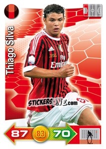 Figurina Thiago Silva - Calciatori 2011-2012. Adrenalyn XL - Panini