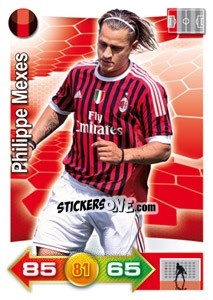Sticker Philippe Mexes - Calciatori 2011-2012. Adrenalyn XL n. 223 - Panini